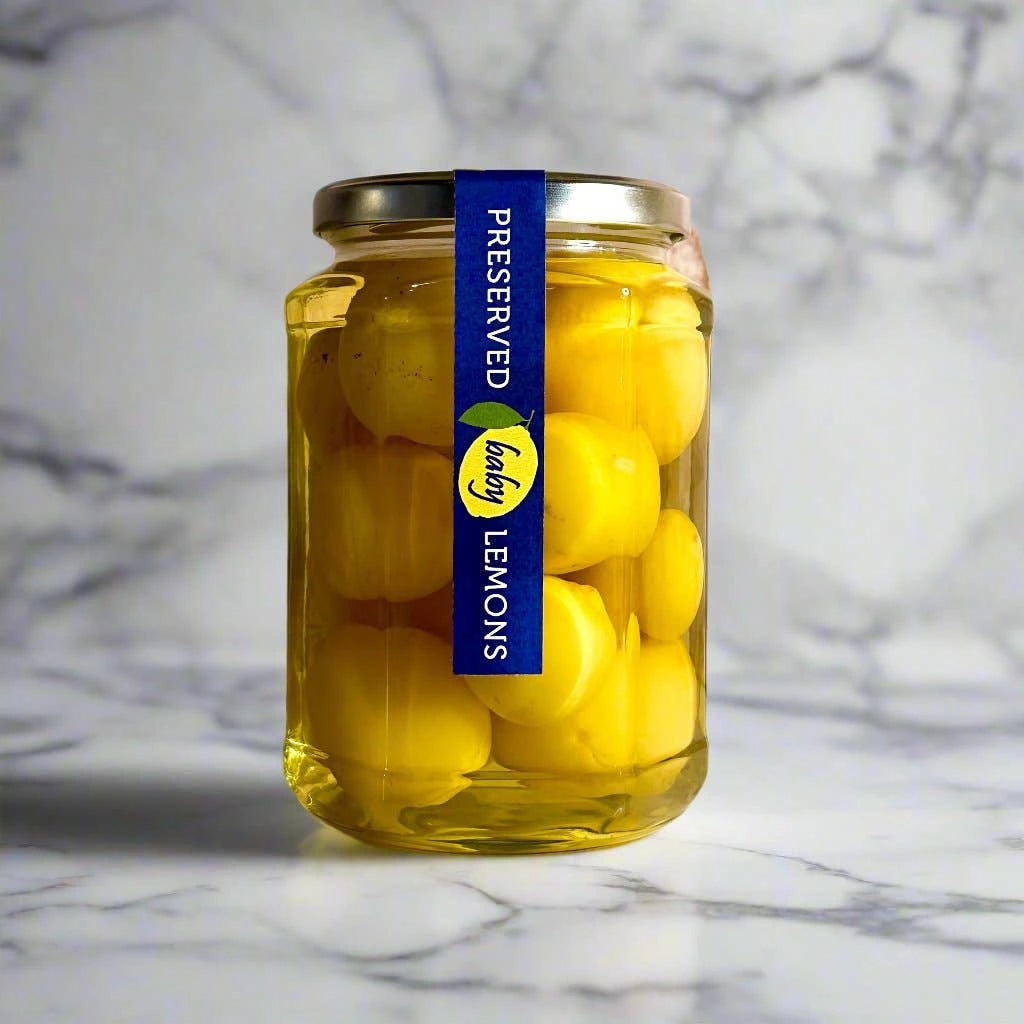 Baby Preserved Lemons, perfect for tagines but equally useful in dressings, marinades and even cakes.