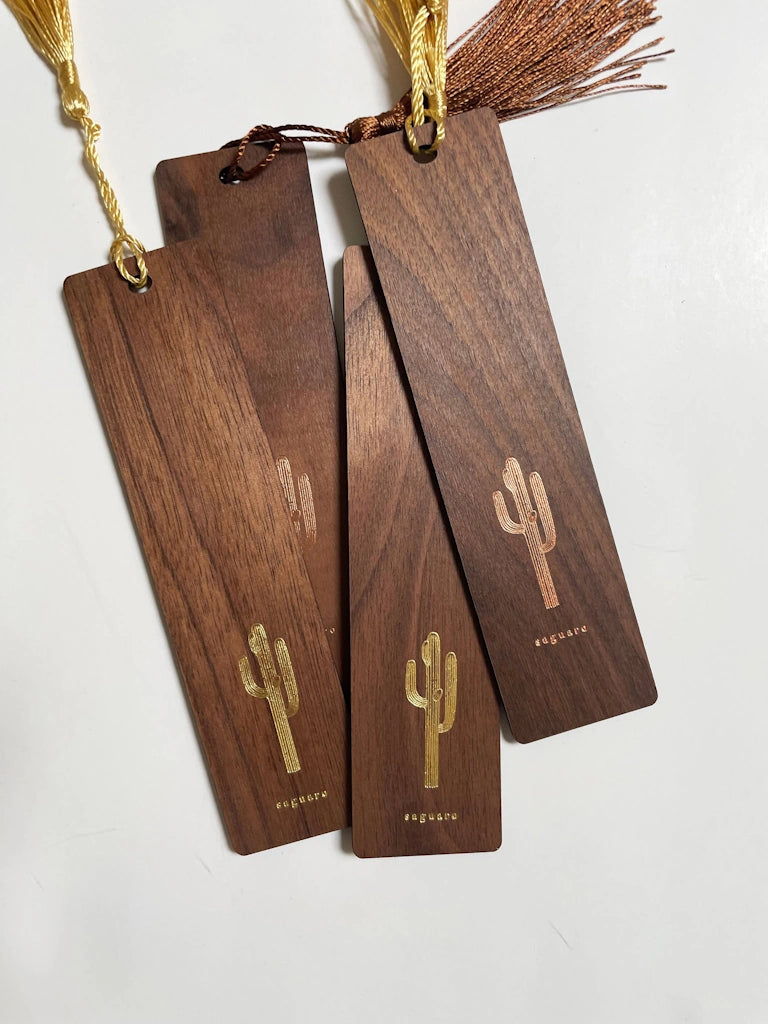 Beautiful wooden bookmarks from Campanula Design Studio. Makes a great gift.