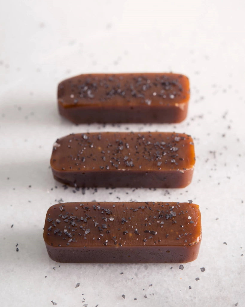 These delicious espresso caramels must be tasted to be believed! Available from Campanala Design Studio in Seattle.