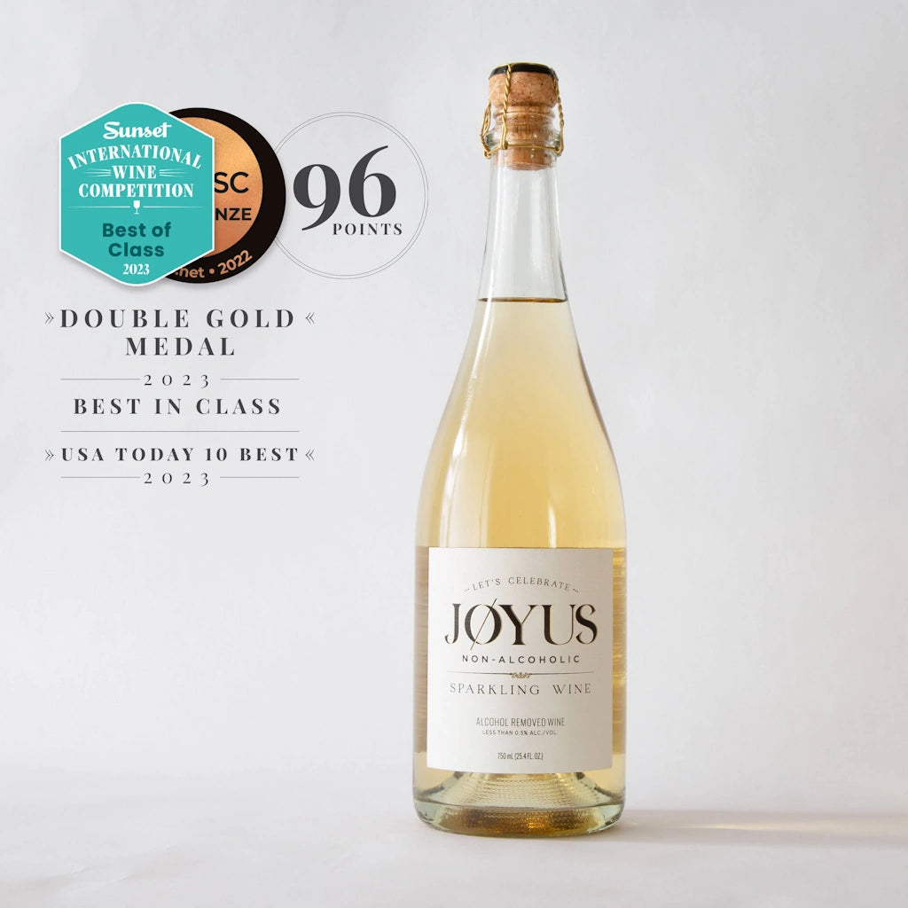 Meet the Non-Alcoholic Sparkling Wine that received 96 points and Double Gold in Sunset's International Wine Competition. Available from Campanula Design Studio, Seattle florist and premium gift basket shop.