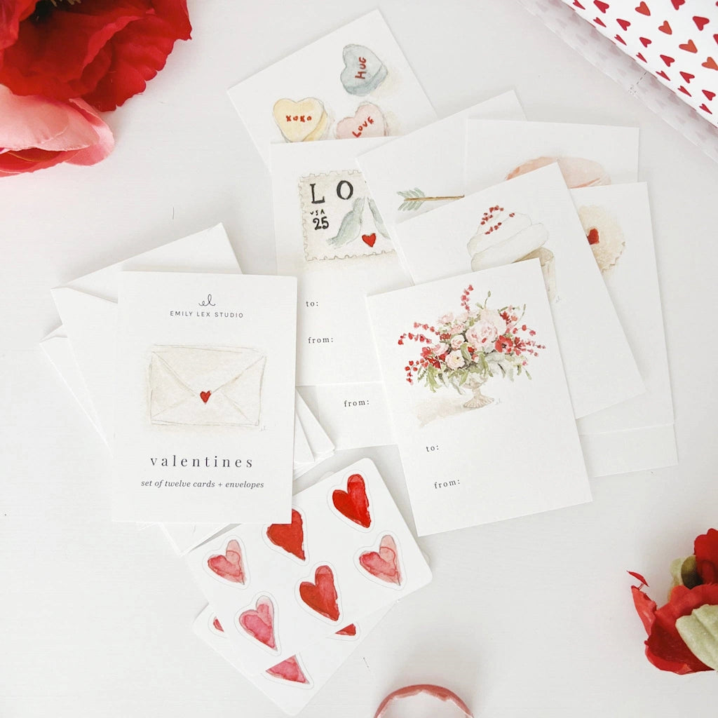 Send sweet valentines to your loved ones, classmates, co-workers, neighbors, and more. These mini cards are available from Seattle florist, Campanula Design Studio in Magnolia.