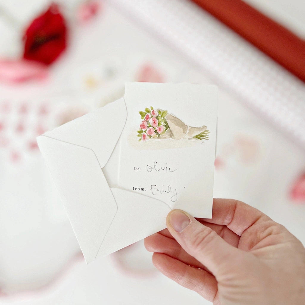 Send sweet valentines to your loved ones, classmates, co-workers, neighbors, and more. These mini cards are available from Seattle florist, Campanula Design Studio in Magnolia.