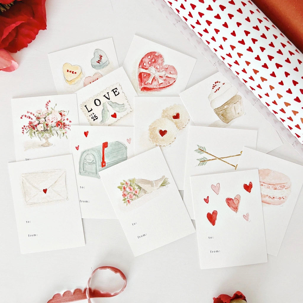 Send sweet valentines to your loved ones, classmates, co-workers, neighbors, and more. These mini cards are available from Seattle florist, Campanula Design Studio in Magnolia.