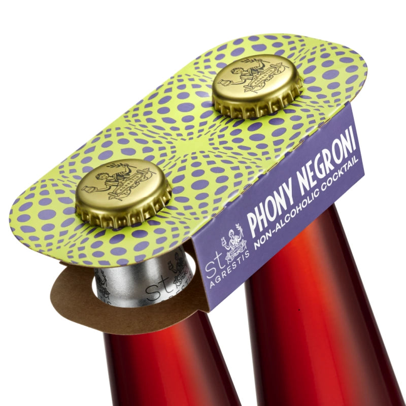 St. Agrestis non-alcoolic phony negroni makes the perfect gift for your mocktail loving friend.