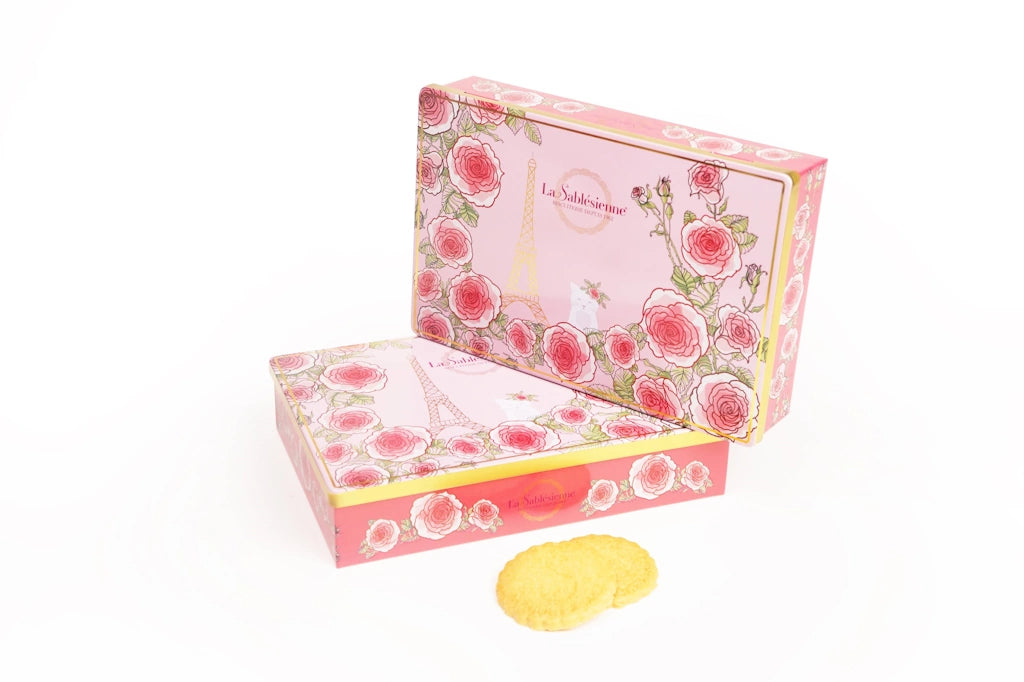 "Un matin à Paris" Pure Butter Shortbread Cookies Box makes a perfect Valentine's (or any day) gift on its own or combine it with some of our flowers, gift baskets, or other gift options.