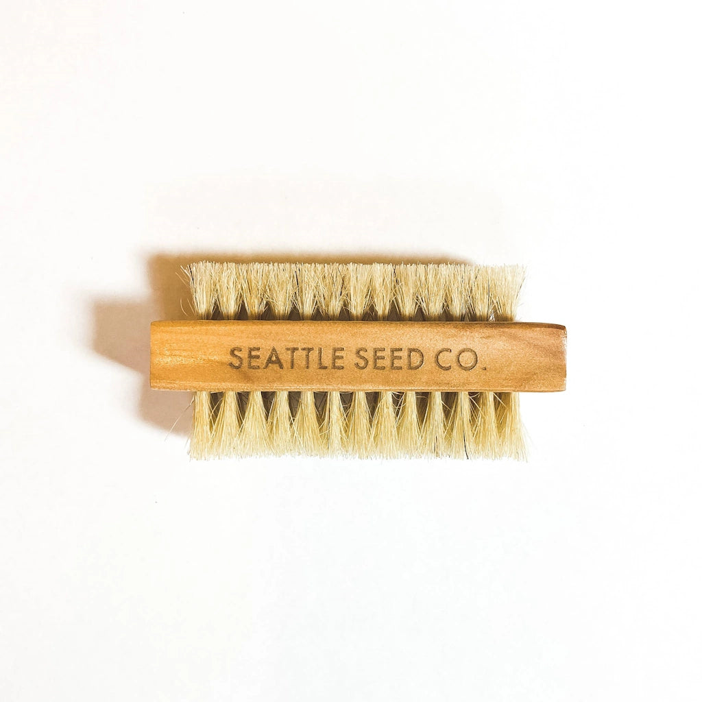 Add this vegetable and nail brush to some of our other gardening gifts, a bottle of wine, some flowers, some spa products or maybe some chocolate for the perfect gift. Or just buy the brush on its own. Available from Campanula Design Studio in Seattle.