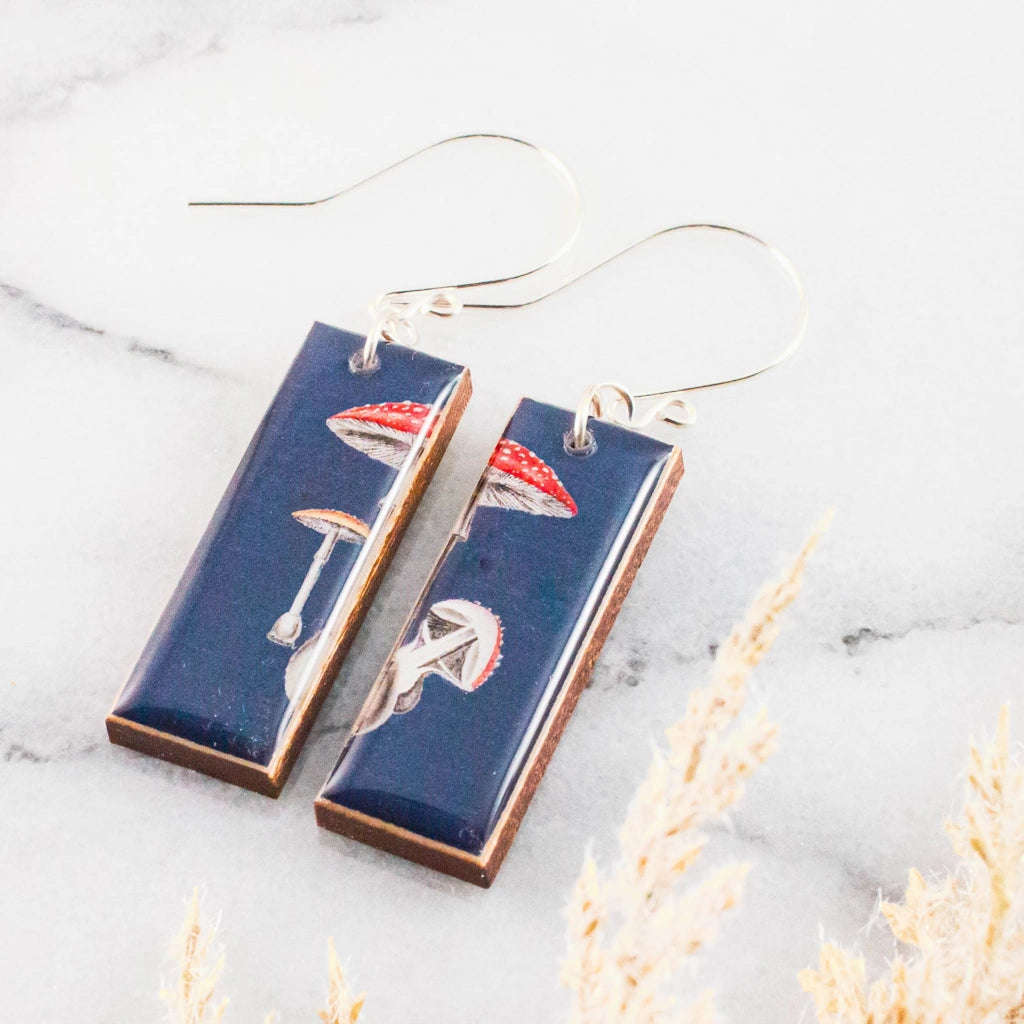 These adorable vintage mushroom earrings are calling your name! Or, buy them for that special friend. Available from Campanula Design Studio in Seattle.