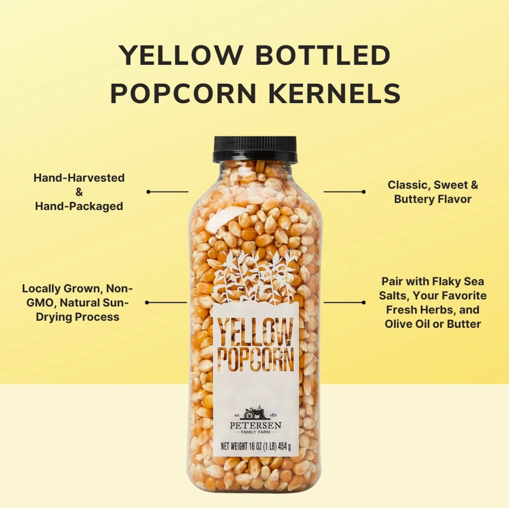 These yellow popcorn kernals locally grown in Utah are non-GMO, hand-harvested and hand-packaged to preserve their naturally delicious flavor and satisfying crunch. Available for nationwide shipping from Campanula Design Studio in Seattle, or add them to one of our gift baskets, floral arrangements or houseplants for the perfect gift for delivery in the greater Seattle area.